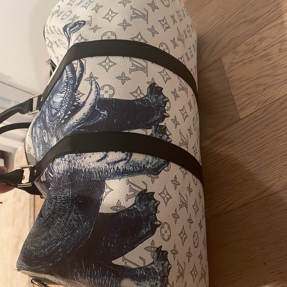 Louis Vuitton x Chapman brothers duffel bag size 45 , rare collection piece. - Picture 7 of 11